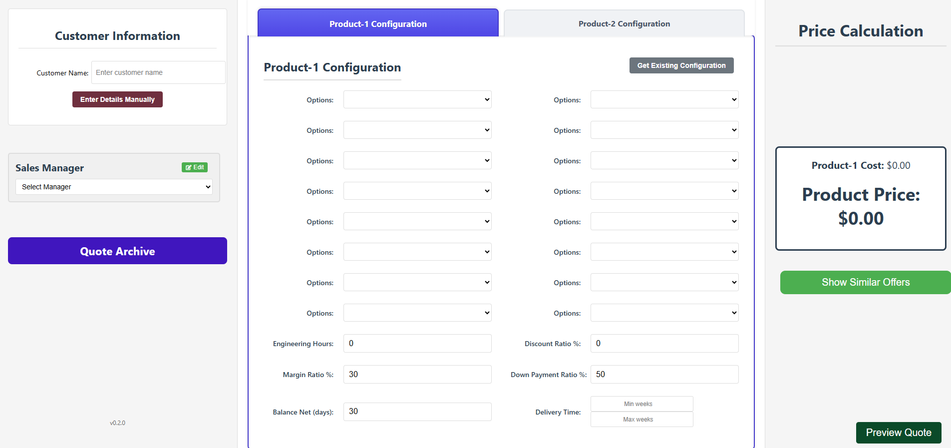 Quote generator tool